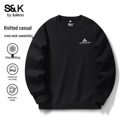 Baleno S&K Series Men's Knit Round Neck Pullover Sweatshirt