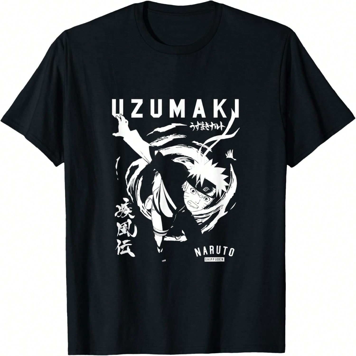Shippuden Sasuke Uchiha Curse Anime T-Shirt S разноцветный