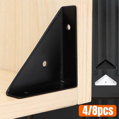 Thicken L-Shaped Corner Brackets,Heavy-duty Steel Angle Bracket,90 ° Right Angle Support,Durable Furniture Reinforcement Bracket