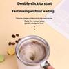 New Portable Electric Magnetic Force Stirring Cup Digital Display Design 1-click Mixing 316 Stainless Steel Small Coffee Cup