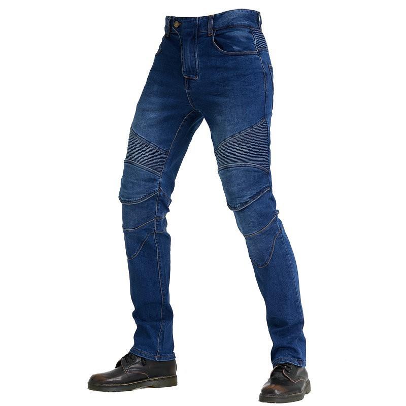 

VOLERO Motorcycle Jeans Women s Racing Riding Pants Retro Stretch Drop Resistance Standard Protective Gear S