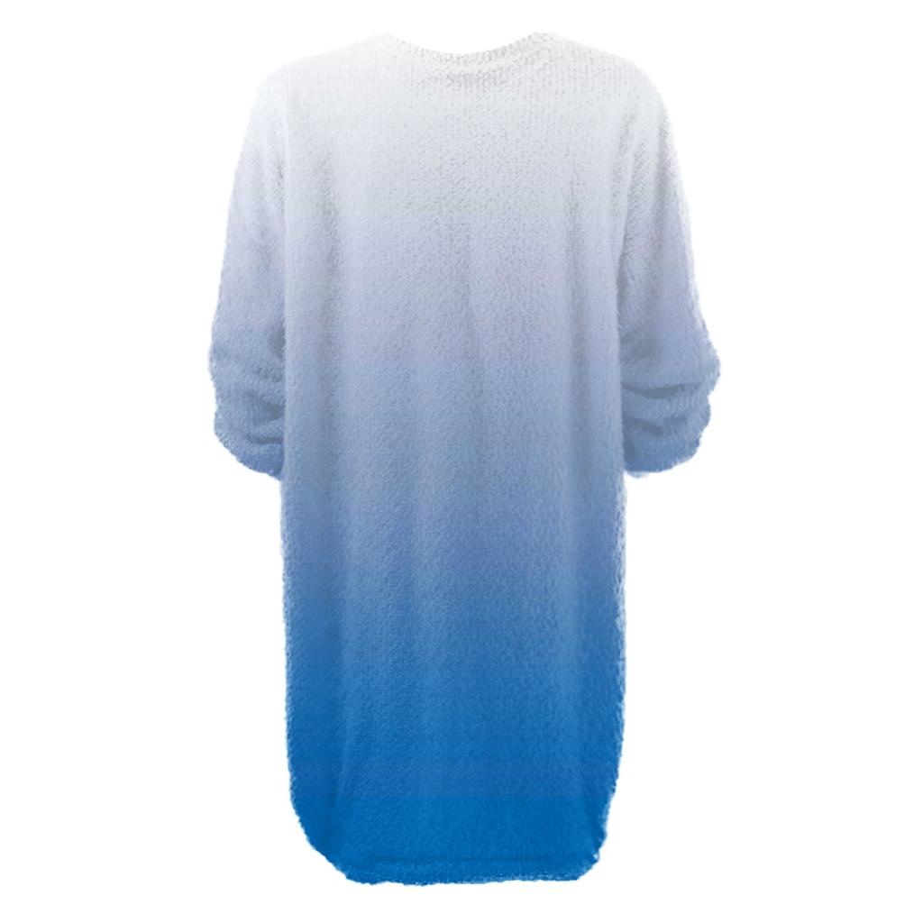 Women's Round Neck Casual Long Sleeve Plush Dresses