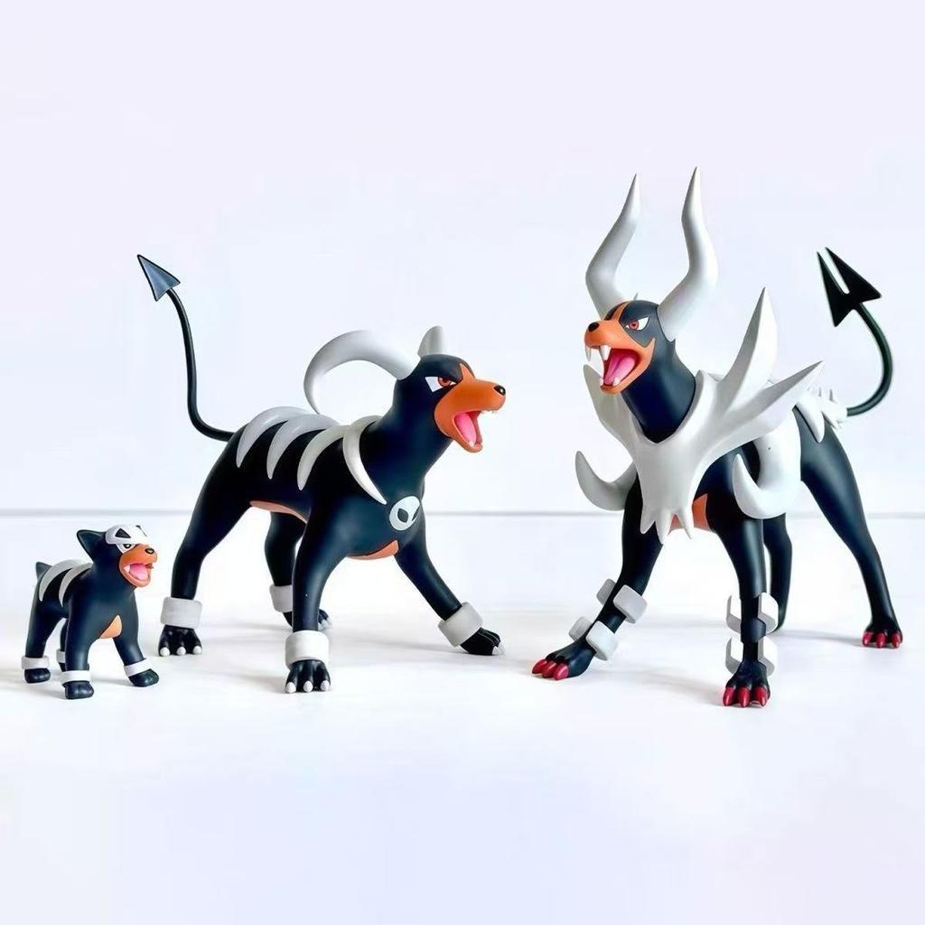 Carrtoon Anime Pokemon Figure Houndoom Evolutionary Action Figures Pvc Collection Model Toys For Gifts