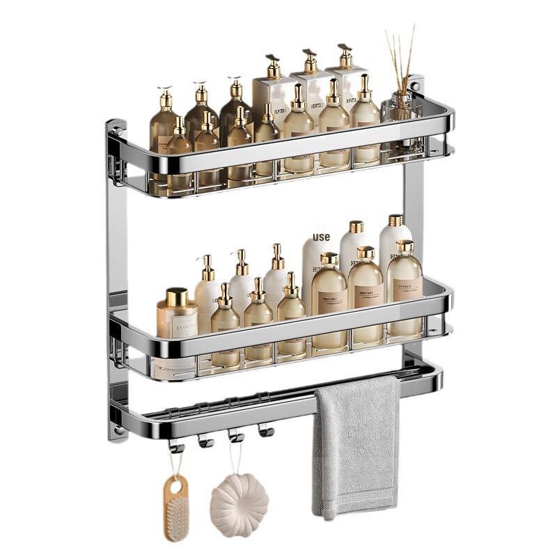 miflame Punch-Free Bathroom Shelf