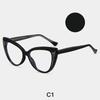 New Big Frame Blue Light Blocking Cat Eye Reading Glasses Ultralight TR90 Presbyopia Eyewear Luxury Eyeglass Frames Plus +2 +3