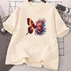 Butterfly Flower Thermal Transfer Vinyl Heat Transfer Sticker Iron On Patch DIY HTV Decal for T Shirts Jeans Kids Outfits