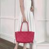 Large Capacity Hollow Out Tote Lightweight Handmade Handbag Woven Basket Bag Poolside Picnic
