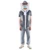 Anti Bee Biting Transparent One Piece Nylon Mesh Beekeeping Suit Bee Clothing Clothes Supplies(L )