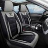 5-Seater Car Seat Cover Luxury Set with Pillows and Headrests, Premium Faux Leather Soft and Comfortable Seat Cover, Airbag Compatible