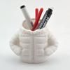 Creative Down Jacket Pen Holder, Office Decoration, Classroom Desktop Pen Holder, Holiday Gift