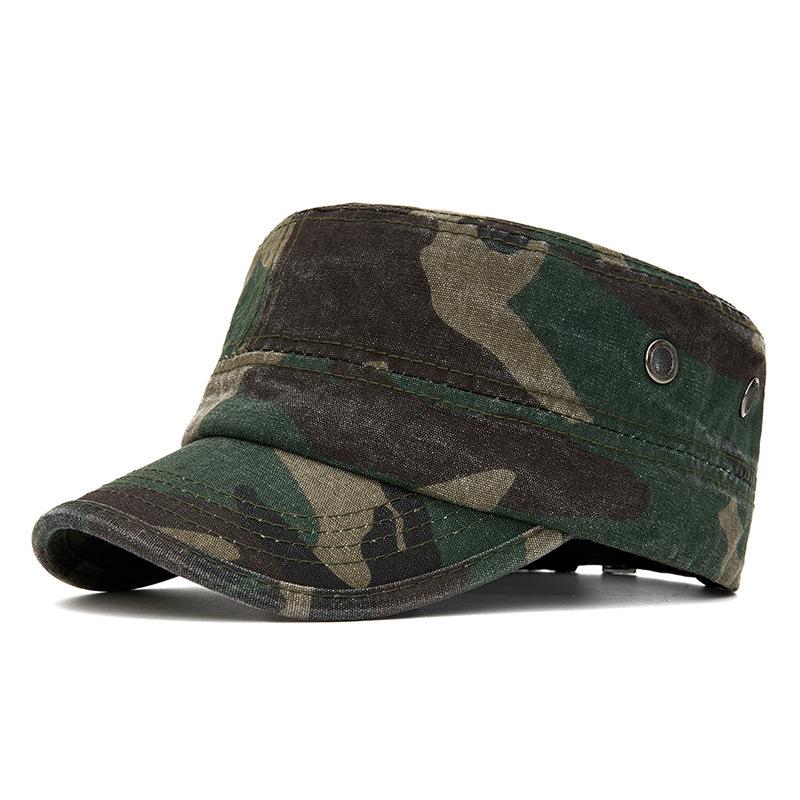 Washable Men s Summer Breathable Camouflage Military Baseball Cap Sun Hat Korean Style Adjustable
