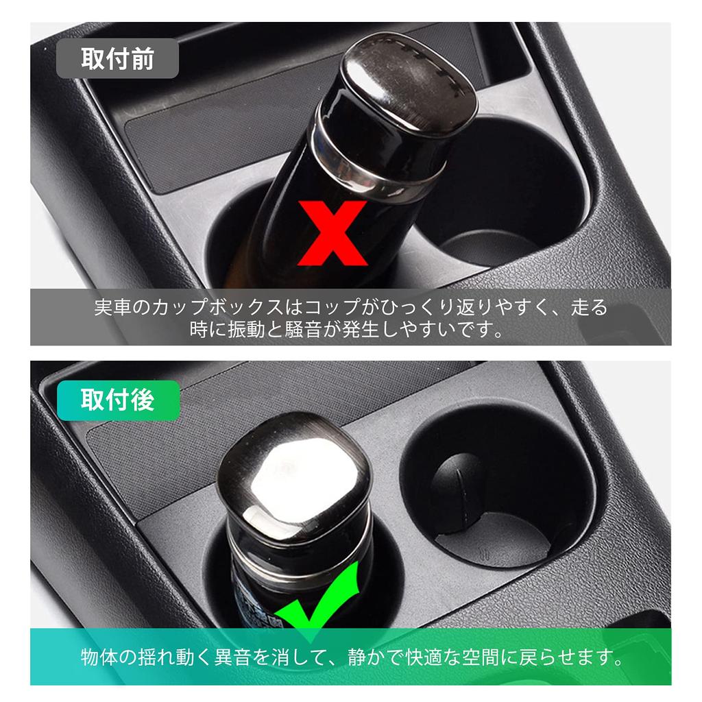 GAFAT Toyota Hilux 8th Generation GUN125 Car Water Control Cup External Console Interior Cup Small Item Storage ABS Drink Holder (2017-Present) Box,