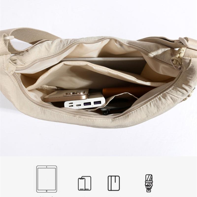 Nylon Shoulder Bag  High Capacity Women's Crossbody Messenger Bag Leisure Versatile Purses And Handbags Totes Hobos Bag