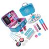 21pcs Kids Makeup Set Education Frozen Themed Washable Portable Kids Beauty Cosmetics Set