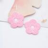 20Pcs 25mm Embroidered Lovely Flower  DIY Crafts Patches Scrapbooking Ornament Accessories