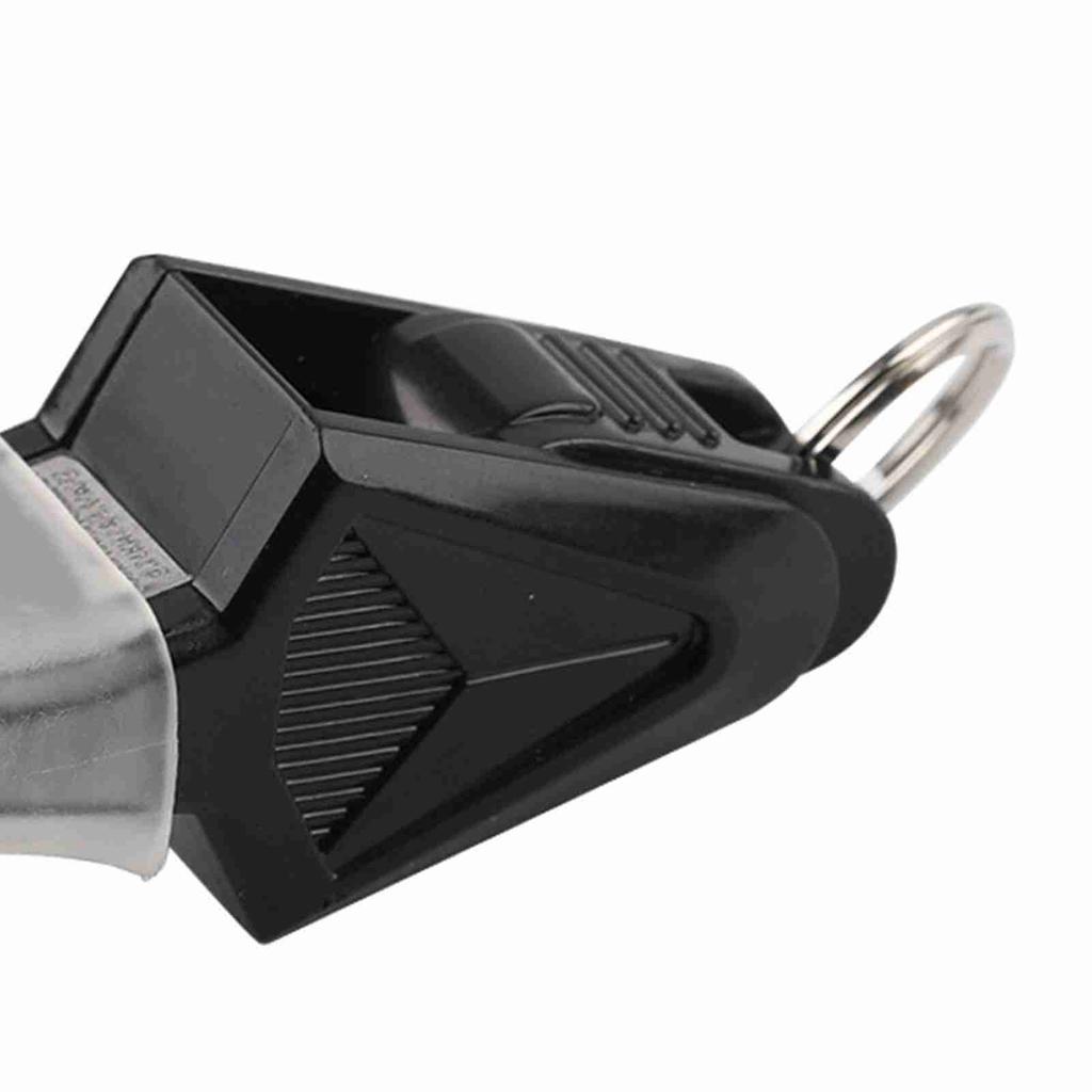 Professional Coach Whistle Coreless Match Whistle Set for School Outdoor Sports with Toothguard and Lanyard Black