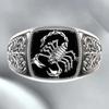 Simple Retro Scorpion Ring Men and Women Personalized Creative Trend Animal Jewelry Hip Hop Niche Party Popular Ring Accessories