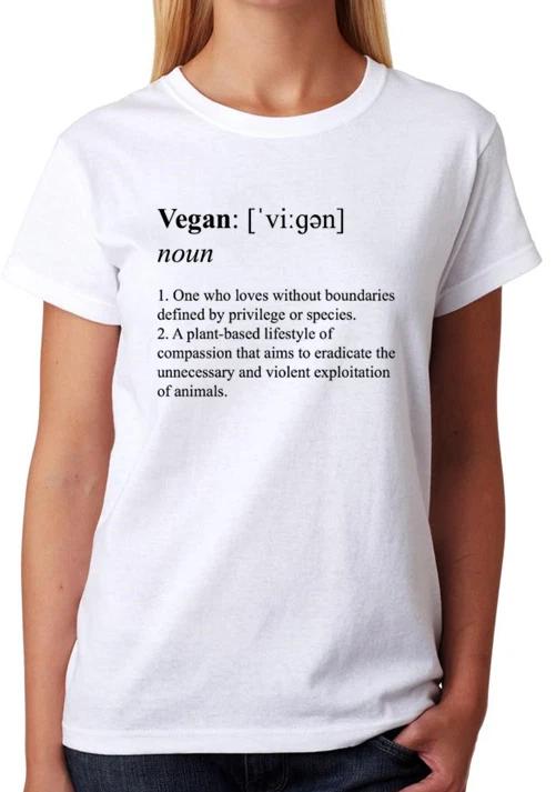 Vegan Definition Ladies T-Shirt M