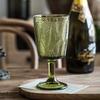 300ML Green Glass Cup Wine Goblet Cocktail Glasses Iced Coffee Cup Milk Juice Drinking Cup Wine Glasses Summer Party Glassware