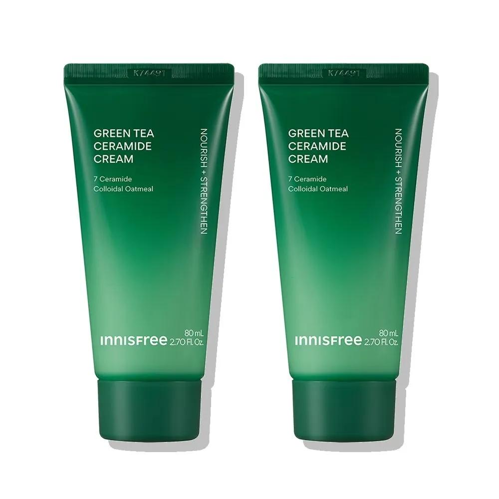 Innisfree Green Tea Ceramide Cream 80mL (Tube) 2