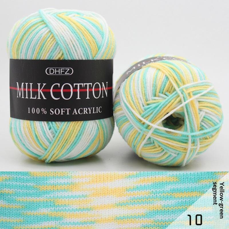 Milk Acrylic Yarn Crochet Yarn For Knitting Wool Yarn Hand Knitted Yarn To Knit Blanket Crocheted Thread
