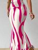 European & American Women's Zebra Print High-Waist Fishtail Skirt