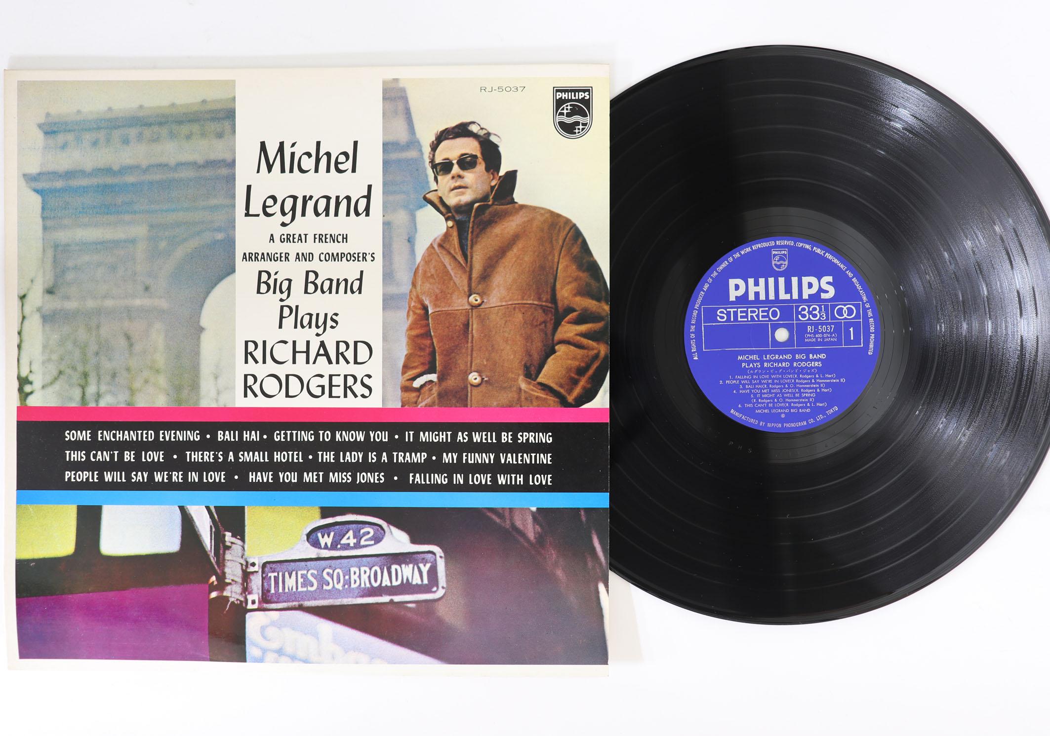 

LP Record MICHEL LEGRAND Plays Richard Rodgers RJ5037 PHILIPS 1972 Japan Jazz