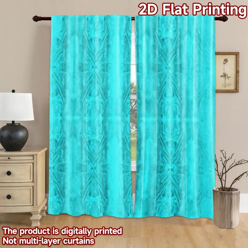 1pc 2D flat Photography Backdrop Photography Backdrop Blue Geometric 100% Polyester Family Party for Home decorations for