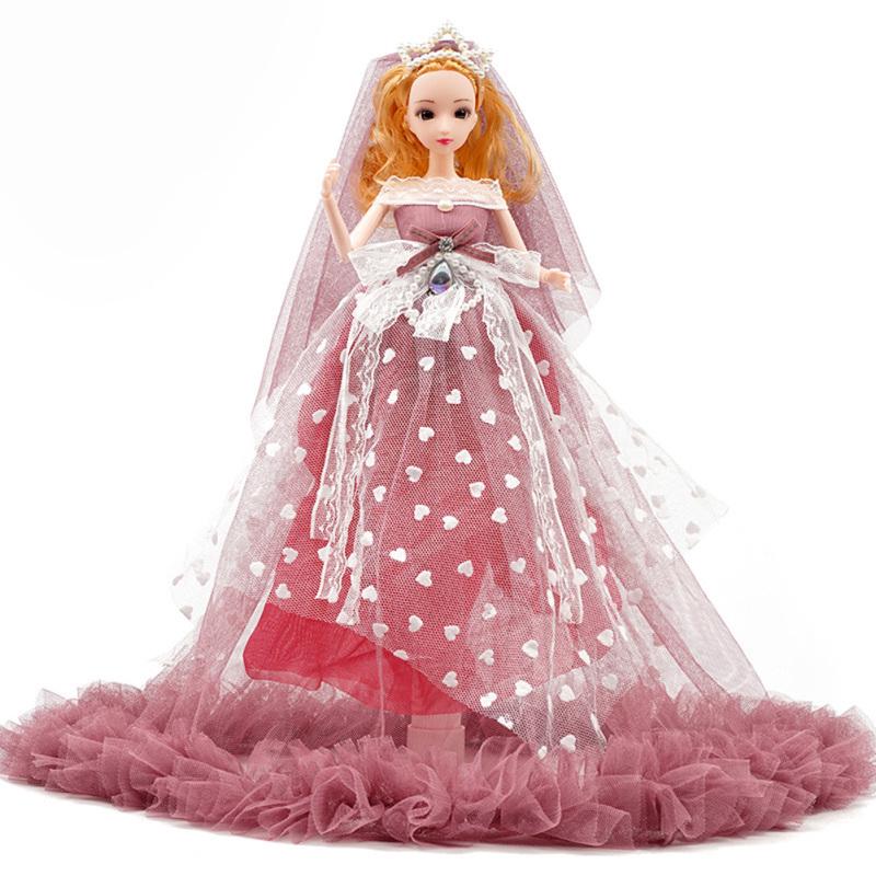 40cm Hochzeits-Prinzessinnenpuppe Spielzeug Kinder Geburtstagsgeschenk Kinder Simulations-Mädchen Begleiter