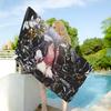 Gamer Albedo Anime Sexy Girls Microfiber Printed Beach Towel Mountain Climbing Yoga Beach Swimming Running Absorbent Soft Towel