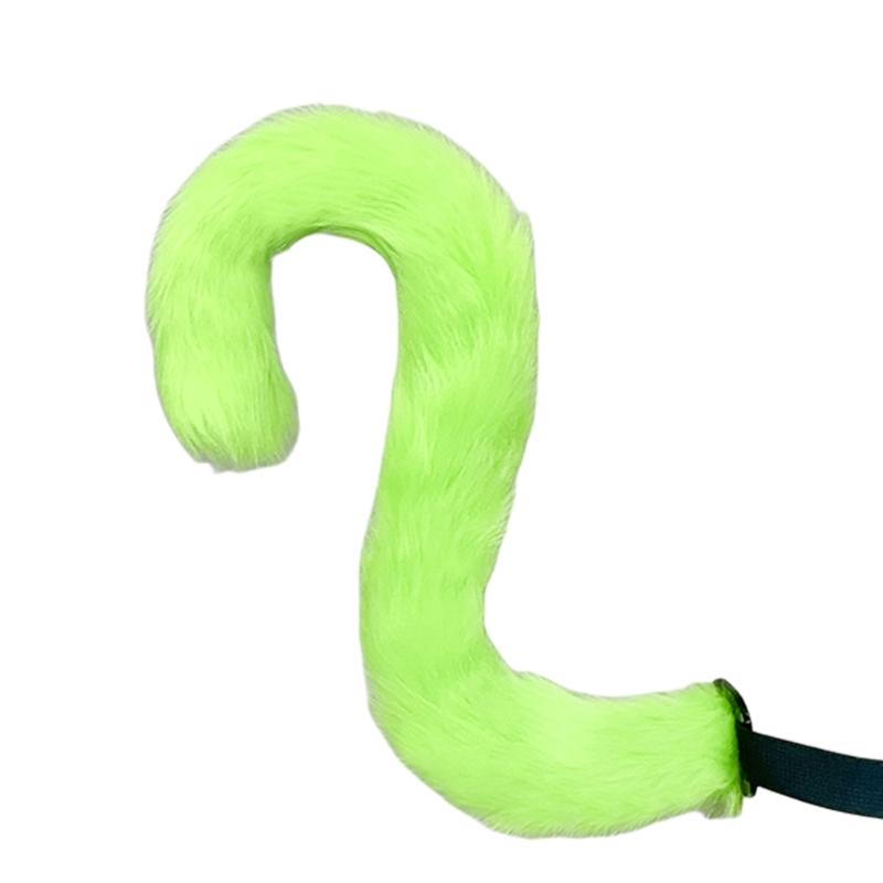 Furry Faux Furs Cats Ears Headbands Foxes Tail Animal Cosplay Costume Plush Alien Creature Costume Accessory for Roleplay Looks, Cosplay Gatherings,