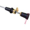 4/4 3/4 Upright Bass Endpin Metal Stick And Ebony Wood Bottom Strong Light Rubber Bottom