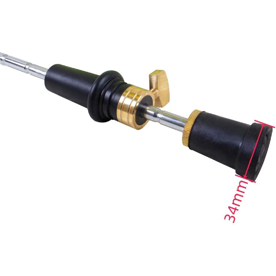 4/4 3/4 Upright Bass Endpin Metal Stick And Ebony Wood Bottom Strong Light Rubber Bottom