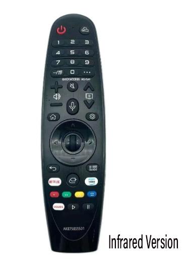 For LG Magic Remote Voice Air Mouse AN-MR20GA Replacement AKB75855501 Smart TV Control Netflix Prime Black