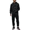 Jordan Wordmark Air Hooded Fashion Pullover Comfortable Long Sleeve Sweatshirt Men sweatshirt Black HF0042-045