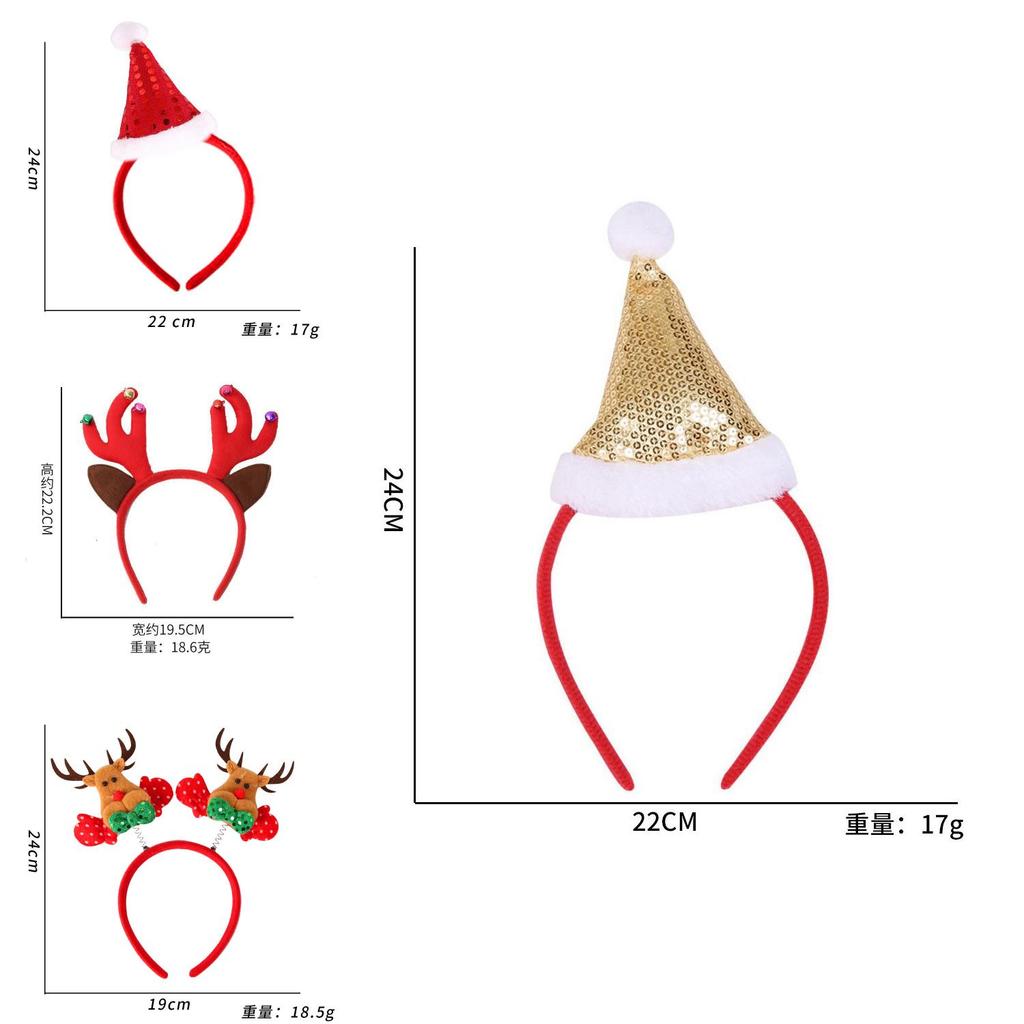Entzückendes Weihnachts-Hirschgeweih-Stirnband Festliches Verkleidungs-Haarband für Kinder
