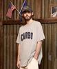 CARGOBROS Basic Logo Oversized Short Sleeve T-Shirt (Gray)
