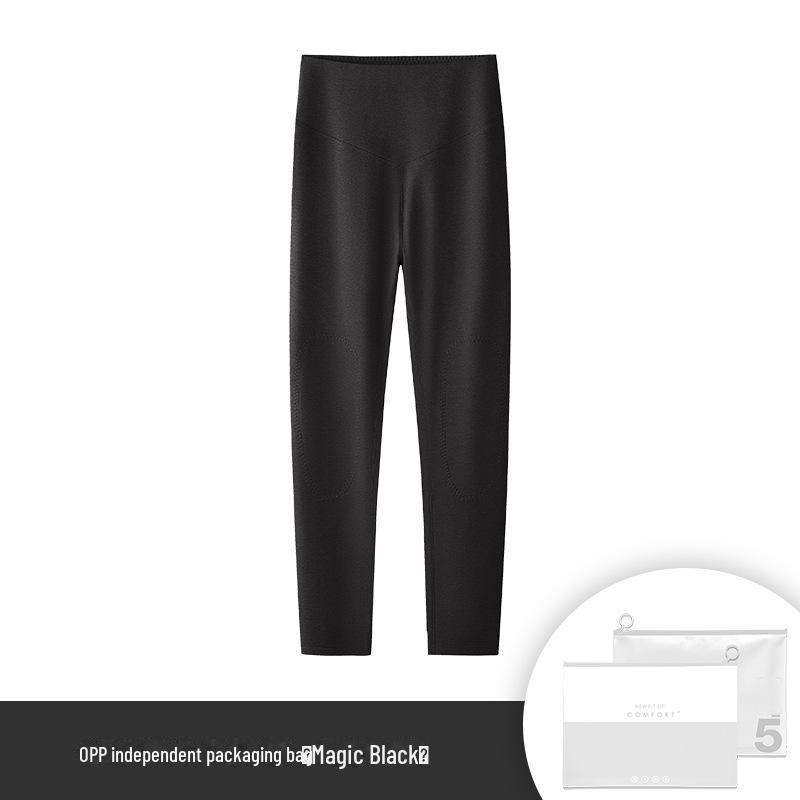 Leggings Taille Haute en Poil de Chameau avec Genouillères - Chauds, Velours Épais pour l'Automne/Hiver pour Femmes