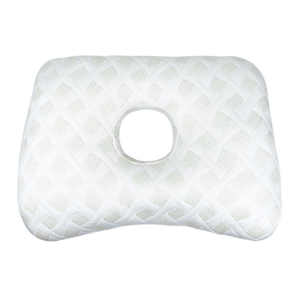 

Cotton Filling Ear Piercing Pillow Breathable Ergonomic Pillow with Ear Hole Portable Comfortable Earring Pillow