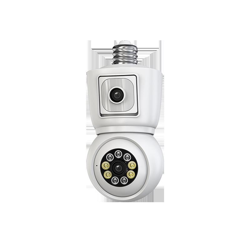 Dual-Lens 2x200W PTZ Camera: 360° Dual-Light Surveillance