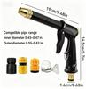 Black Diamond Copper-Plated High-Pressure Water Gun Nozzle for Car Wash & Garden Use