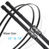 for Volkswagen VW Golf 7 MK7 2013~ Car Wiper Blade Windscreen Windshield Window Wipers Car Goods 2014  2015 2016 2017 2018