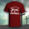 Sundays Are For Jesus & Football graphic tee shirt | Christian Bible God