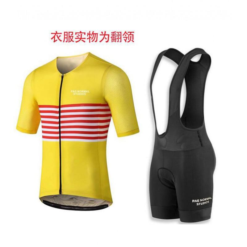 Men Women Cycling Jersey Bib Shorts Set Milk Silk Breathable Quick Dry Bike Apparel