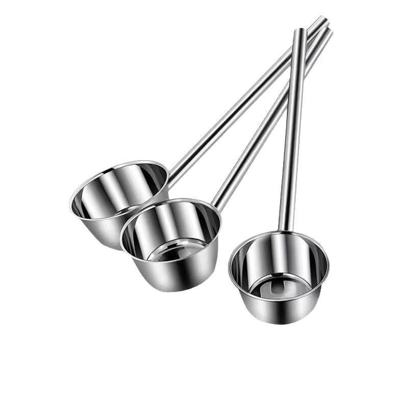 Wutuo Edelstahl Schöpfkelle mit langem Griff, 65cm