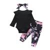 Newborn Baby Girls Boys  Tie-Dyed Romper+Pants Pajamas Sleepwear Outfits