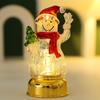Luminous Santa Claus Snowman Party Supplies Desktop Ornaments Small Night Lamp Cross-border Christmas Decorations, Candle Lights