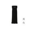 Metal Label Flanged Stockings Set Ins Wind Long Stacking Socks Children'S Autumn And Winter Solid Color Pit Strip Thin Calf Socks