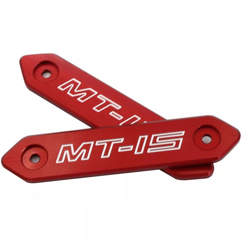 Motorcycle CNC Aluminum Fork Frame Body Cover Decoration Engine Side Faring Decorative Protector For Yamaha MT-15 MT15 2018-2020 красный