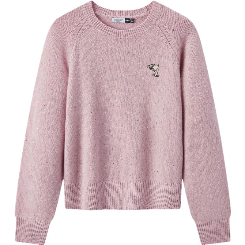 

Женский пуловер Semir серии Snoopy из шерстяной смеси с вышивкой и круглым вырезом XL